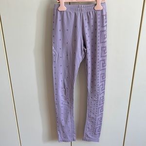 Young Versace Embellished Leggings